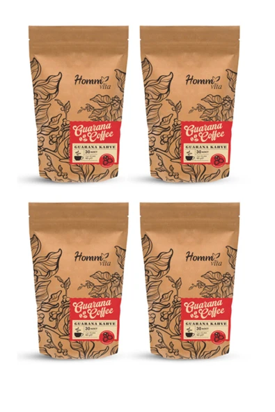 HOMM VİTA Homm Vita Guarana 4lü Kahve 30 Adet 60gr ürün görseli 1