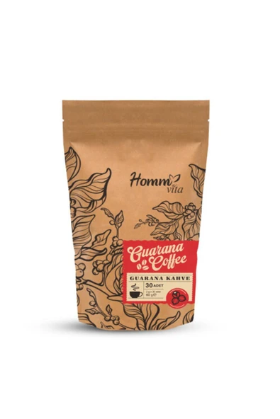 HOMM BİTKİSEL HOMM VITA GUARANA KAHVE 30 ADET 60GR 2Lİ( 2 X30= 60ADET) ürün görseli 1