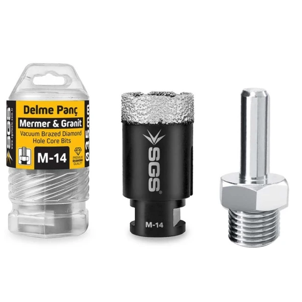 Sgs Mermer ve Granit Delik Açma Pançı 14MM Ile 65 mm Arası Seçenekli Ürün ürün görseli 1
