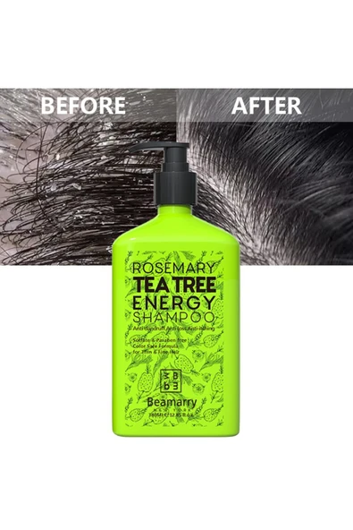Beamarry Rosemary Tea Tree Energy Shampoo 380 ml - Resim 2