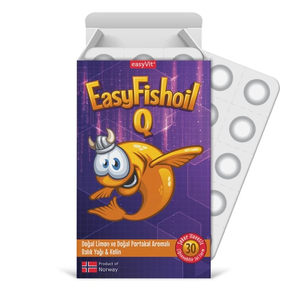 Easyfishoil Q Omega-3 30 Tablet ürün görseli 1