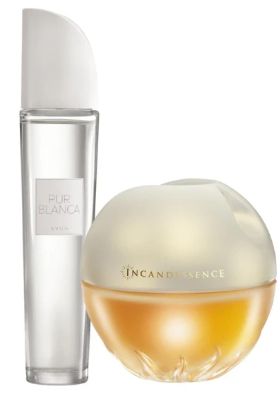 AVON Pur Blanca Ve Incandessence Kadın Parfüm Seti ürün görseli 1