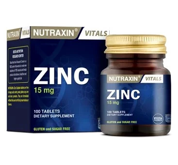 Nutraxin Zinc Sulphate 15 Mg 100 Tablet ürün görseli 1