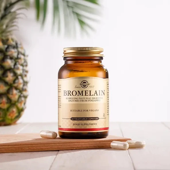 Solgar Bromelain 150 Mg 60 Kapsül - Resim 2