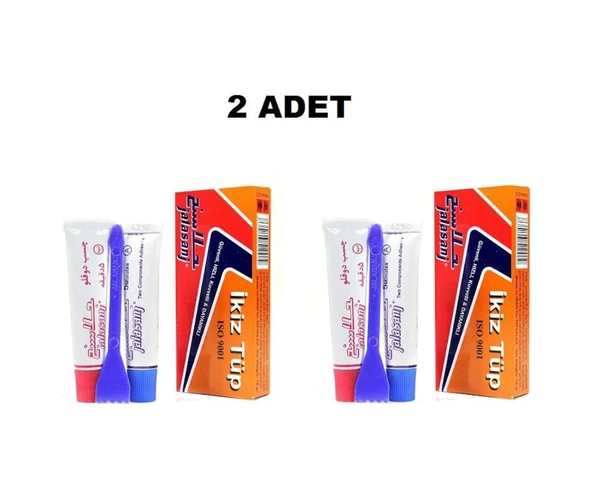 2 Adet Çelik Yapıştırıcısı İran Yapıştırıcı Çift Karışım İkiz Tüp ürün görseli 1