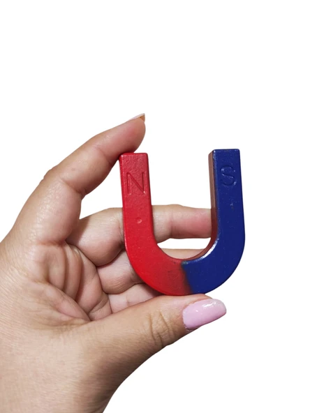 U Mıknatıs Dev Boy 6x5 cm Boyunda Deney Mıknatısı - 1 Adet ürün görseli 1