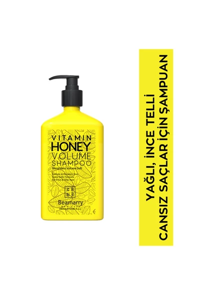 Beamarry Vitamin Honey Volume Shampoo 380 ml - Resim 2