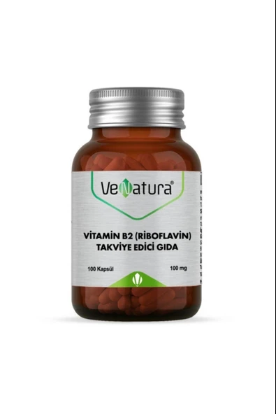 Venatura Vitamin B2 Riboflavin 100 mg 100 Kapsül ürün görseli 1