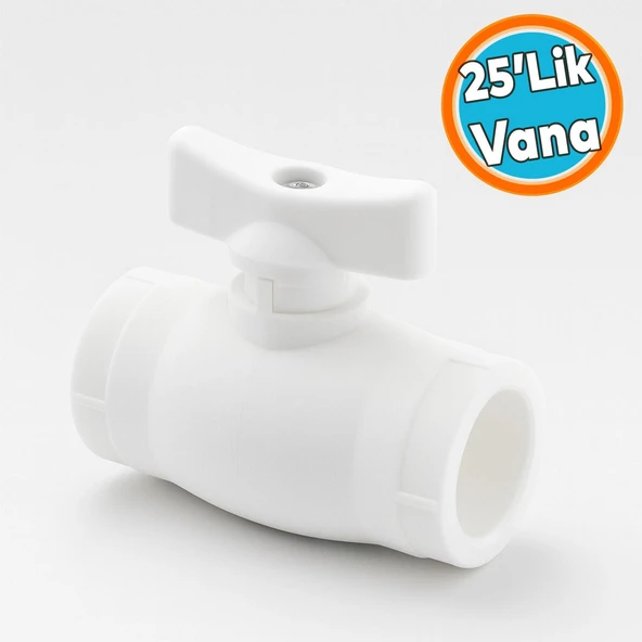 25'lik Mini Vana Plastik Küresel PPRC Pvc Vanası Dişsiz Aç Kapa Boru Kaynak Makine Bağlantılı ürün görseli 1