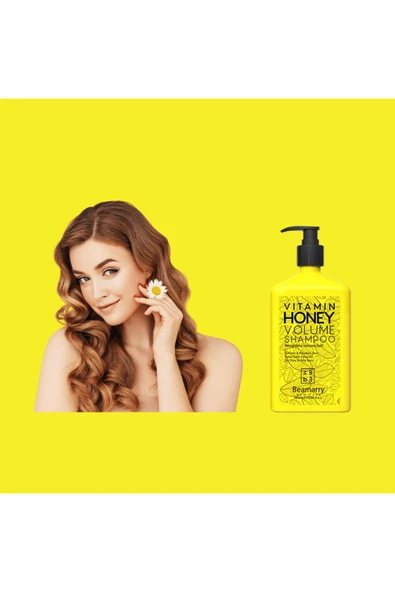 Beamarry Vitamin Honey Volume Shampoo 380 ml - Resim 3