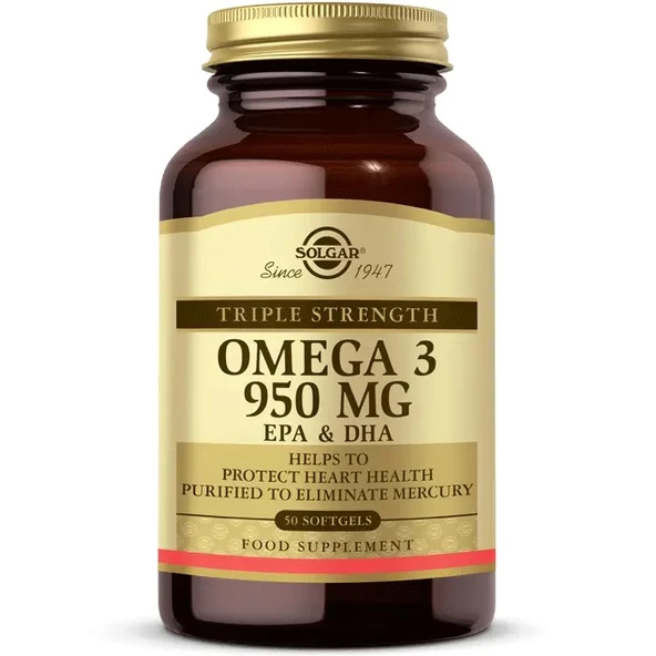 Solgar Omega 3 950 mg 50 Kapsül ürün görseli 1