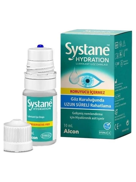 Systane Hydration Göz Damlası 10 Ml 10'Lu PAKET (SKT:08/2027) ürün görseli 1