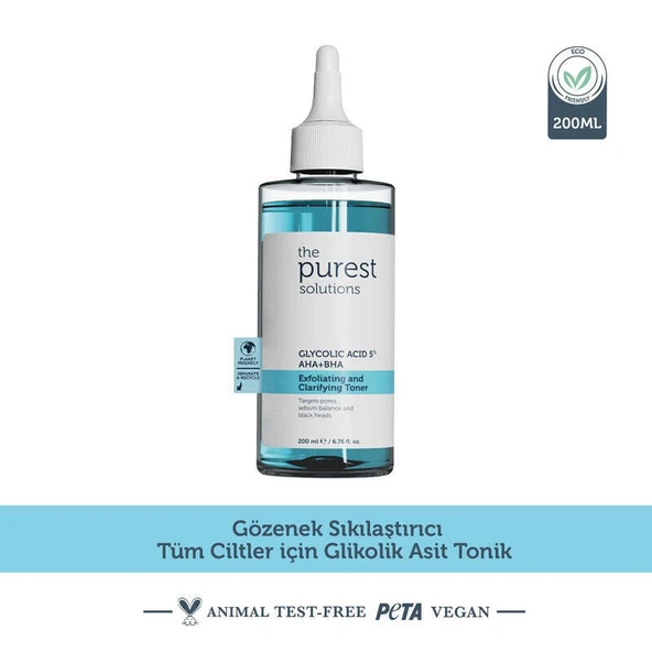 The Purest Solutions Exfoliating + Clarifying Toner 200 ml - Resim 2