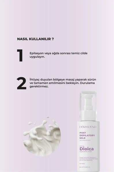Dermoend Tüy Süt ve tarak - Resim 2