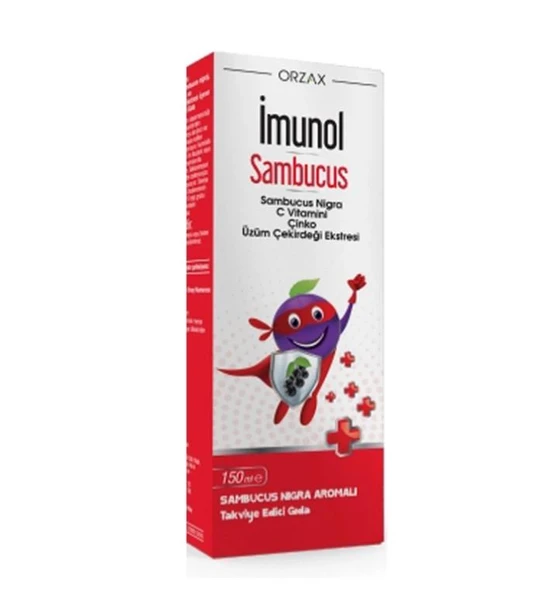 Orzax Ocean İmunol Sambucus Şurup 150 ml ürün görseli 1
