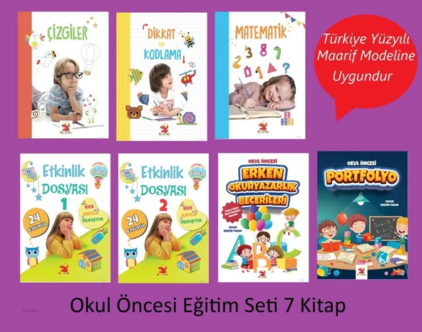 Okul Öncesi Eğitim Seti 7 Kitap ürün görseli 1