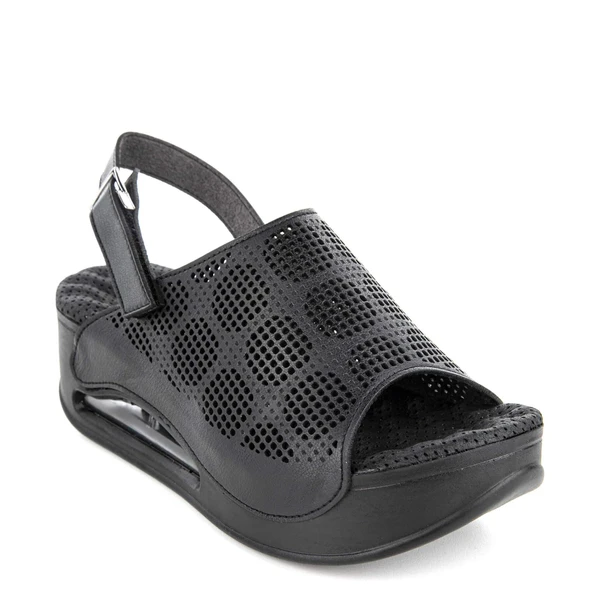 Muya Jambe 34221 Airmax Memory Foam Kadın Sandalet Siyah ürün görseli 1