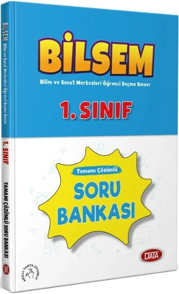 1. Sınıf Bilsem Tamamı Çözümlü Soru Bankası Data Yayınları ürün görseli 1