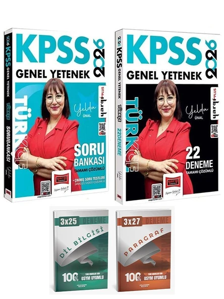 Yargı 2026 KPSS Türkçe Soru Bankası + 22 Deneme 2 li Set Anla Kazan Deneme ürün görseli 1