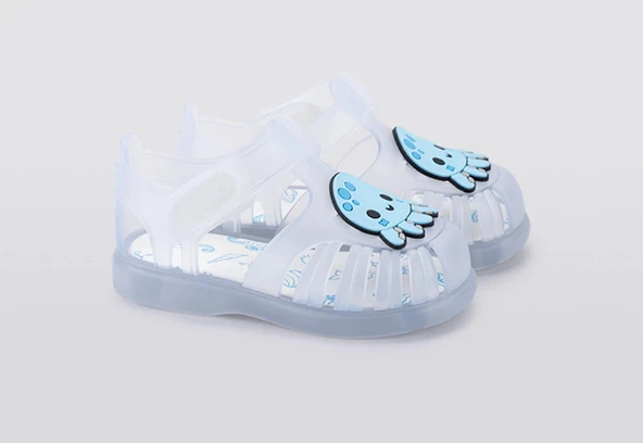 Igor S10306 Tobby V. Pulpo Çocuk Sandalet Beyaz-Açık Mavi ürün görseli 1
