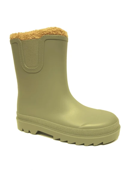 Igor W10290 Tokio Borreguito Kürklü Yağmur Çizmesi Yeşil ürün görseli 1