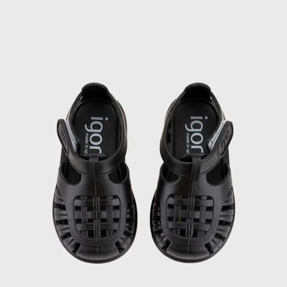 Igor S10271 Tobby Solid Çocuk Sandalet Siyah - Resim 3
