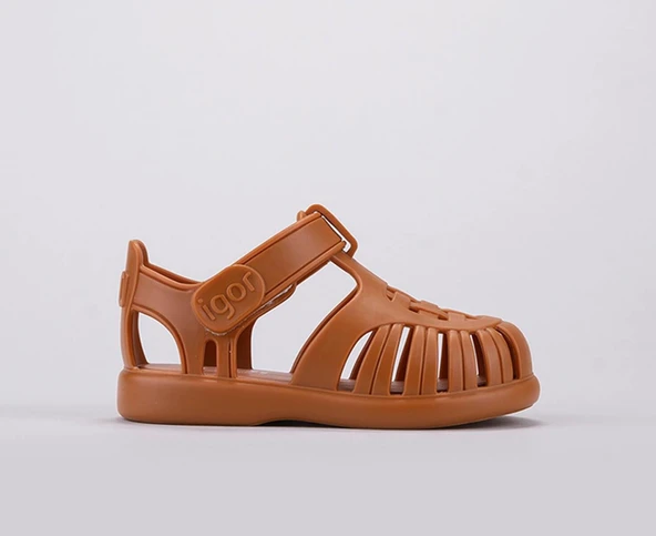 Igor S10271 Tobby Solid Çocuk Sandalet Karamel ürün görseli 1