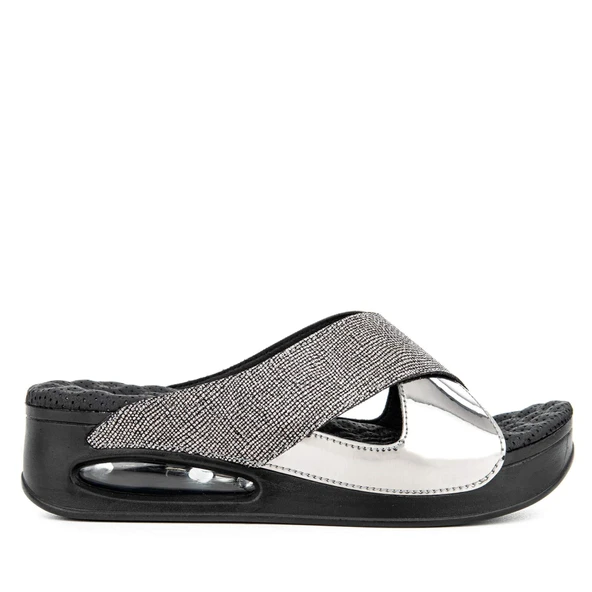 Muya Fly Anatomik Airmax Memory Foam Kadın Terlik Füme ürün görseli 1