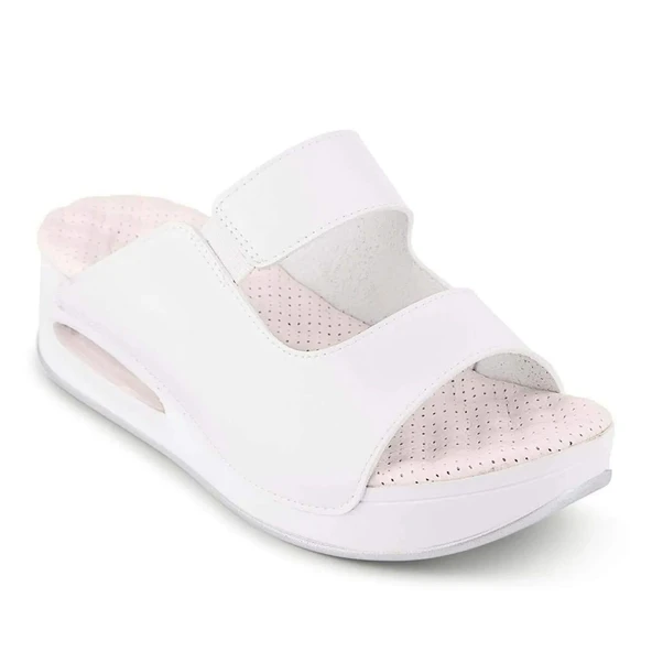 Muya Beso 35201 Anatomik Airmax Memory Foam Kadın Terlik Beyaz ürün görseli 1