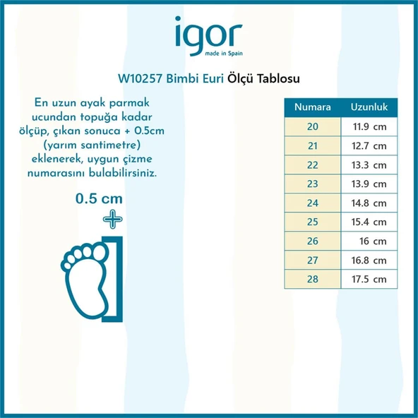 Igor W10257 Bimbi Euri Yağmur Çizmesi Ahududu - Resim 5