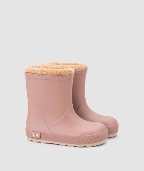 Igor W10314 Yogi DK Borreguito Kürklü Yağmur Çizmesi Pembe ürün görseli 1