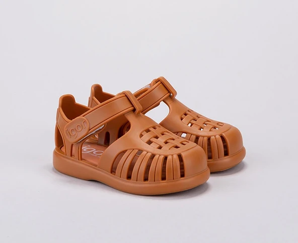 Igor S10271 Tobby Solid Çocuk Sandalet Karamel - Resim 3