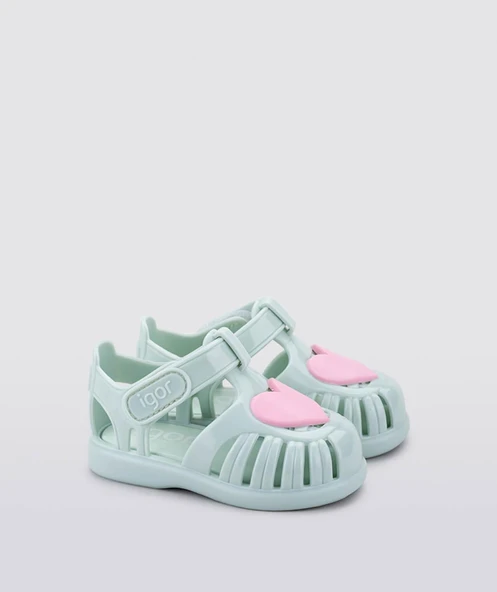 Igor S10310 Tobby Gloss Love Kız Çocuk Sandalet Mint ürün görseli 1