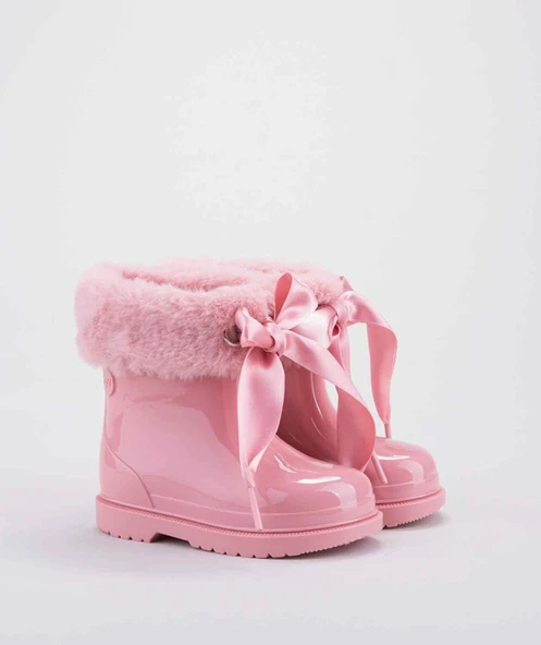 Igor CC333 Bimbi Soft Borrequito Kürklü Yağmur Çizmesi Pembe ürün görseli 1