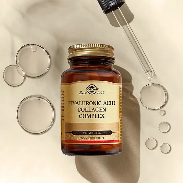 Solgar Hyaluronic Acid Collagen Complex 120 mg 30 Tablet - Resim 8