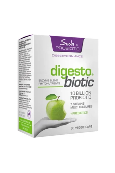 Suda Probiotic Digestobiotic 60 Kapsül ürün görseli 1