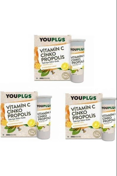 Youplus 20 Efervesan Tablet 3 Adet ürün görseli 1