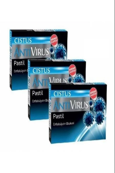 Cistus Antivirus Pastil 10 Adet 3 Adet ürün görseli 1