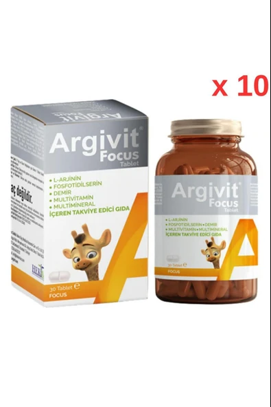 Argivit Focus 30 Tablet 10 Adet ürün görseli 1