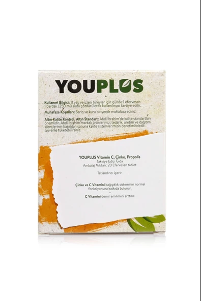 Youplus 20 Efervesan Tablet - Resim 4