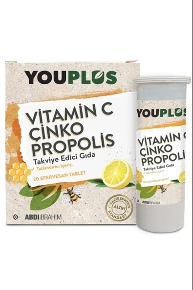 Youplus 20 Efervesan Tablet ürün görseli 1