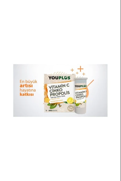 Youplus 20 Efervesan Tablet - Resim 2