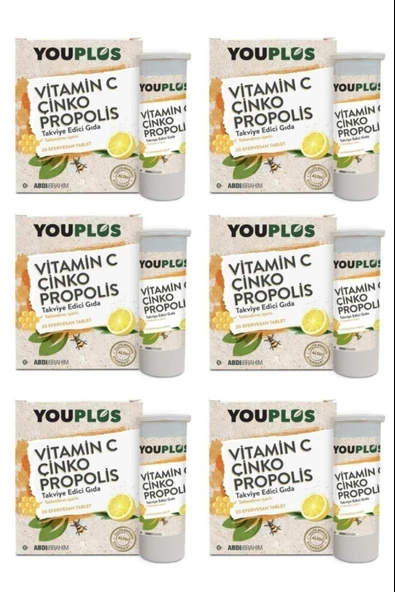 Youplus 20 Efervesan Tablet 6 Adet ürün görseli 1