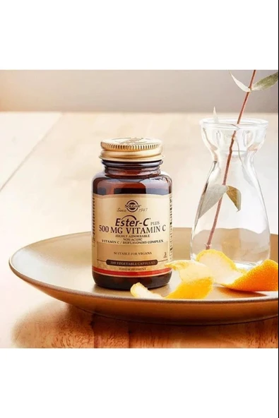Solgar Ester-c Plus 500 Mg 100 Kapsül 2 Adet - Resim 3