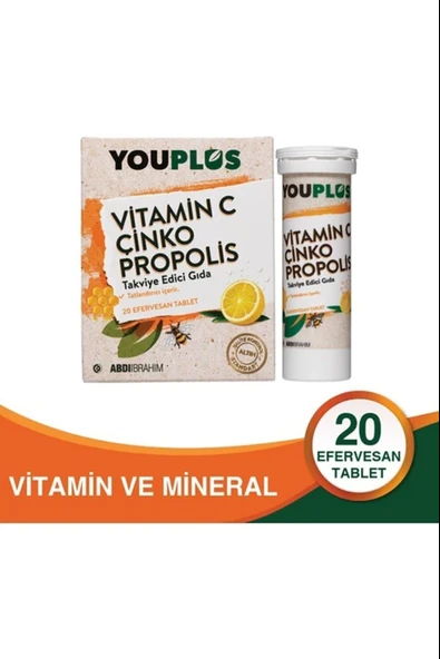 Youplus 20 Efervesan Tablet ürün görseli 1