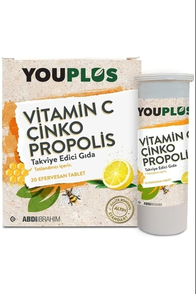 Youplus 20 Efervesan Tablet ürün görseli 1