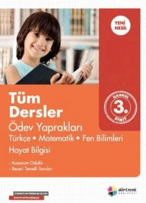 Dörtrenk 3. Sınıf Konu Ödev Yaprakları ürün görseli 1