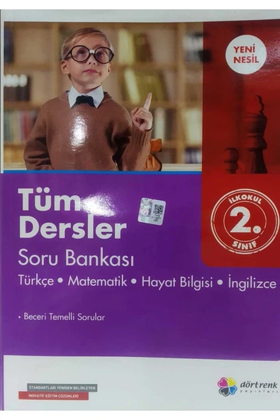 Dörtrenk 2. Sınıf Tüm Dersler Soru Bankası Rd-Grimer ürün görseli 1