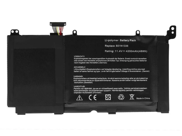Asus K551LN, Asus K551LN-XO198H Batarya ile Uyumlu Pil C31-S551 ürün görseli 1