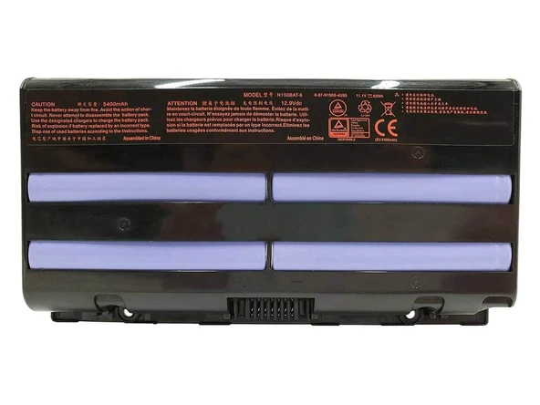 Monster Abra A7 V6.5.2  Laptop Batarya ile Uyumlu Pil -6 Cell ürün görseli 1